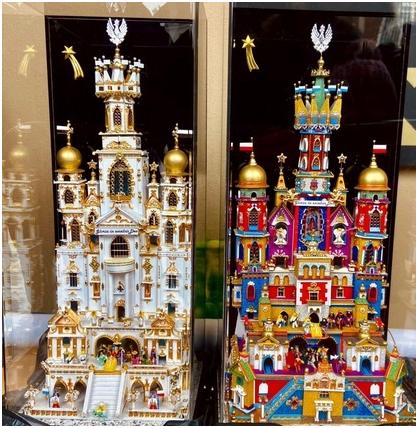 Detale architektoniczne krakowskiej szopki