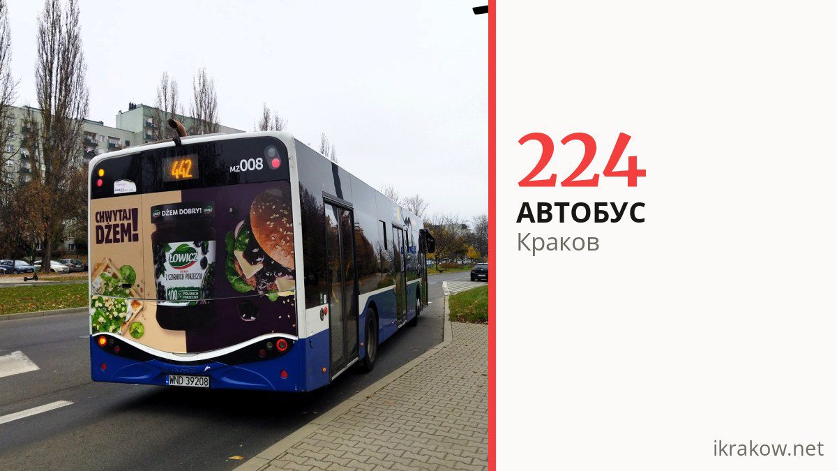 Автобус 224 в Кракове