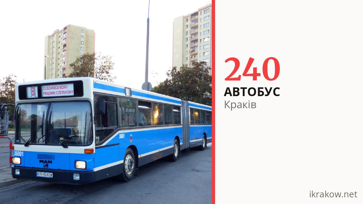 Автобус 240 у Кракові