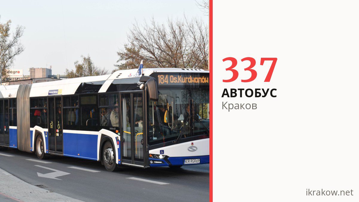 Автобус 337 в Кракове