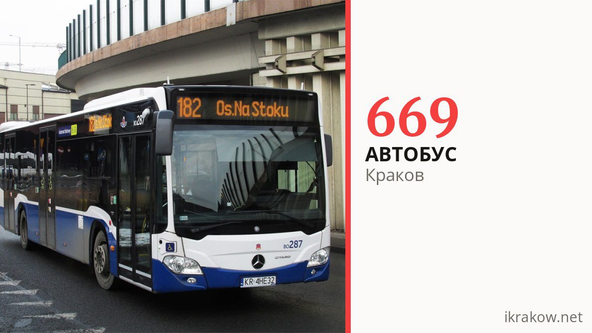 Ночной автобус 669 в Кракове