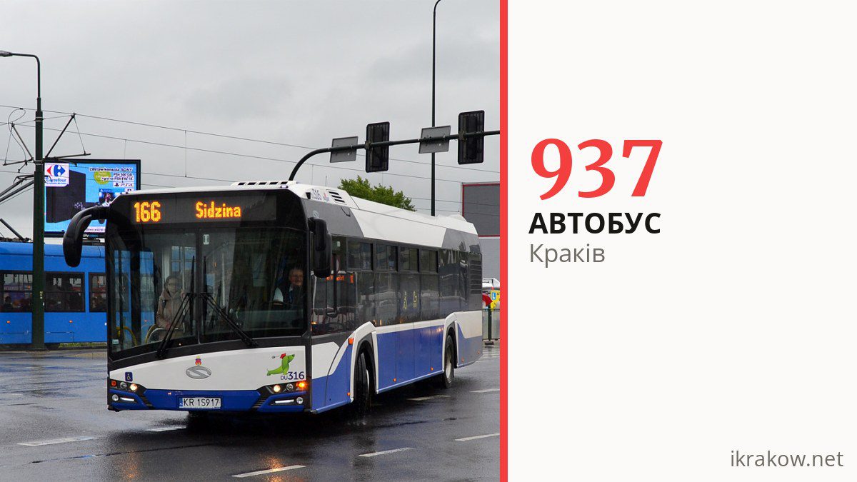 Нічний автобус 937 у Кракові