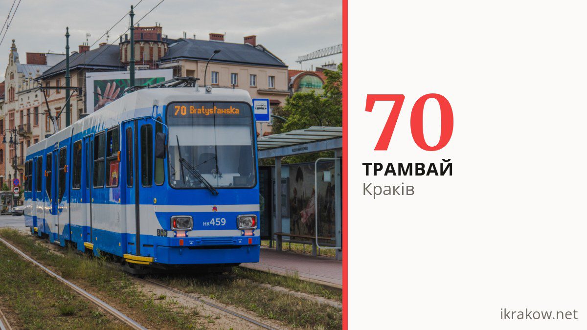 Трамвай 70 у Кракові