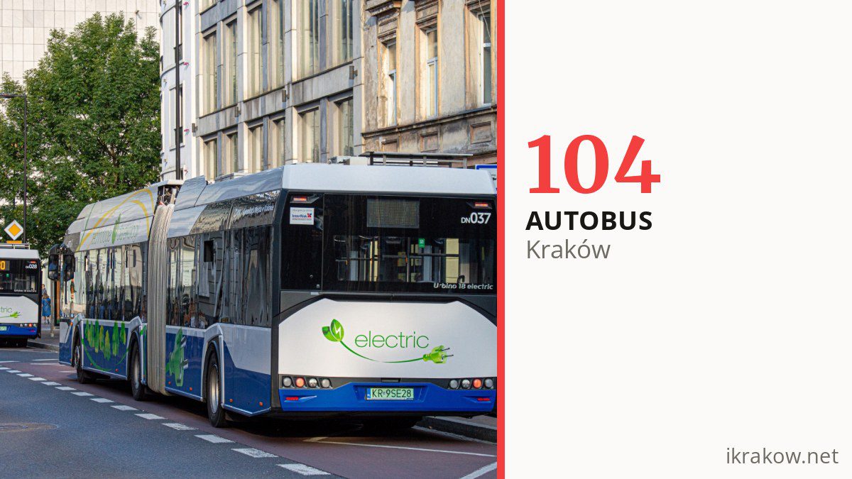 Autobus 104 w Krakowie