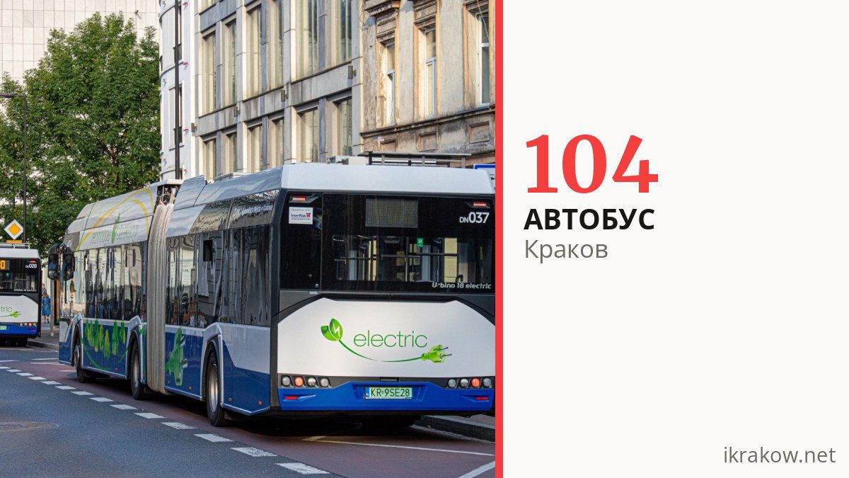 Автобус 104 в Кракове