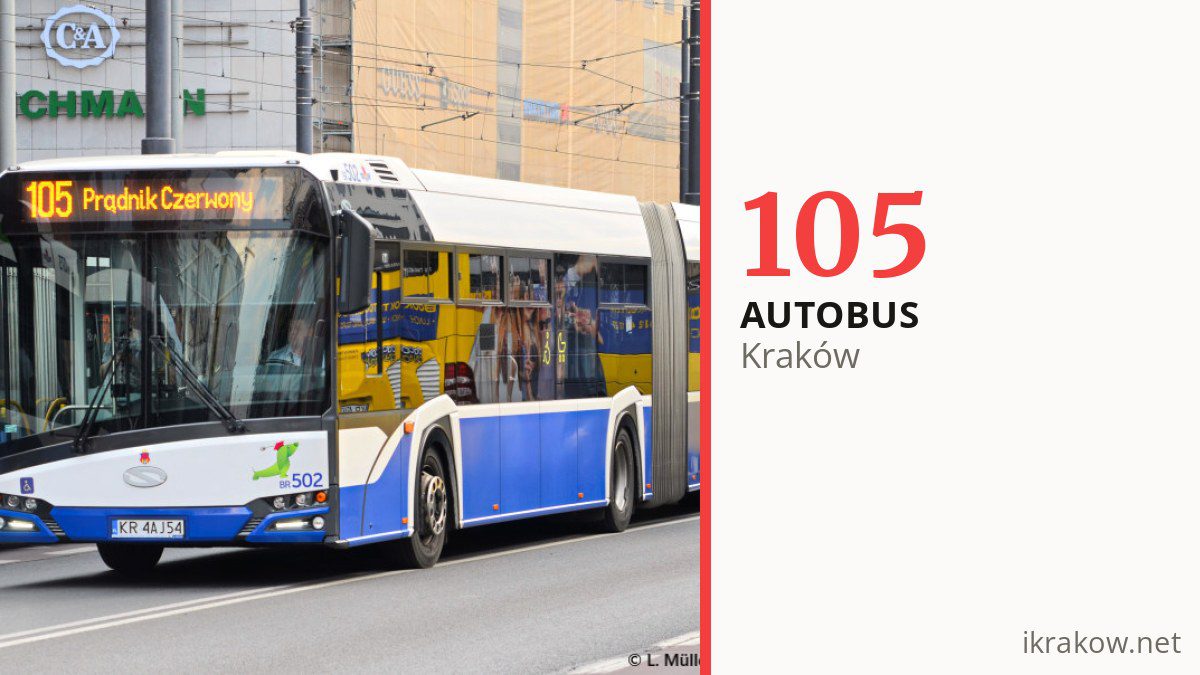 Autobus 105 w Krakowie