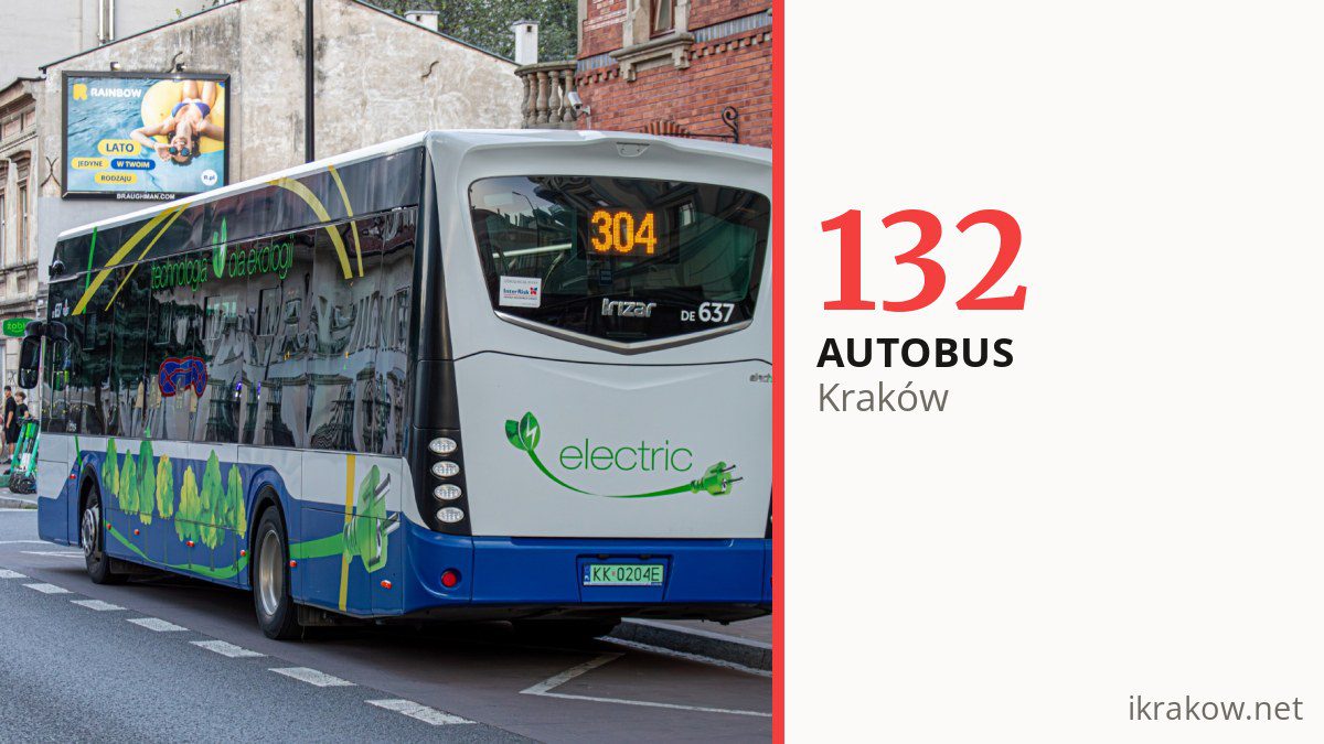 Autobus 132 w Krakowie