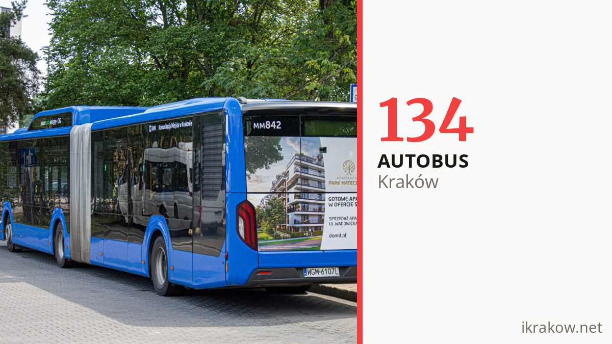 Autobus 134 w Krakowie