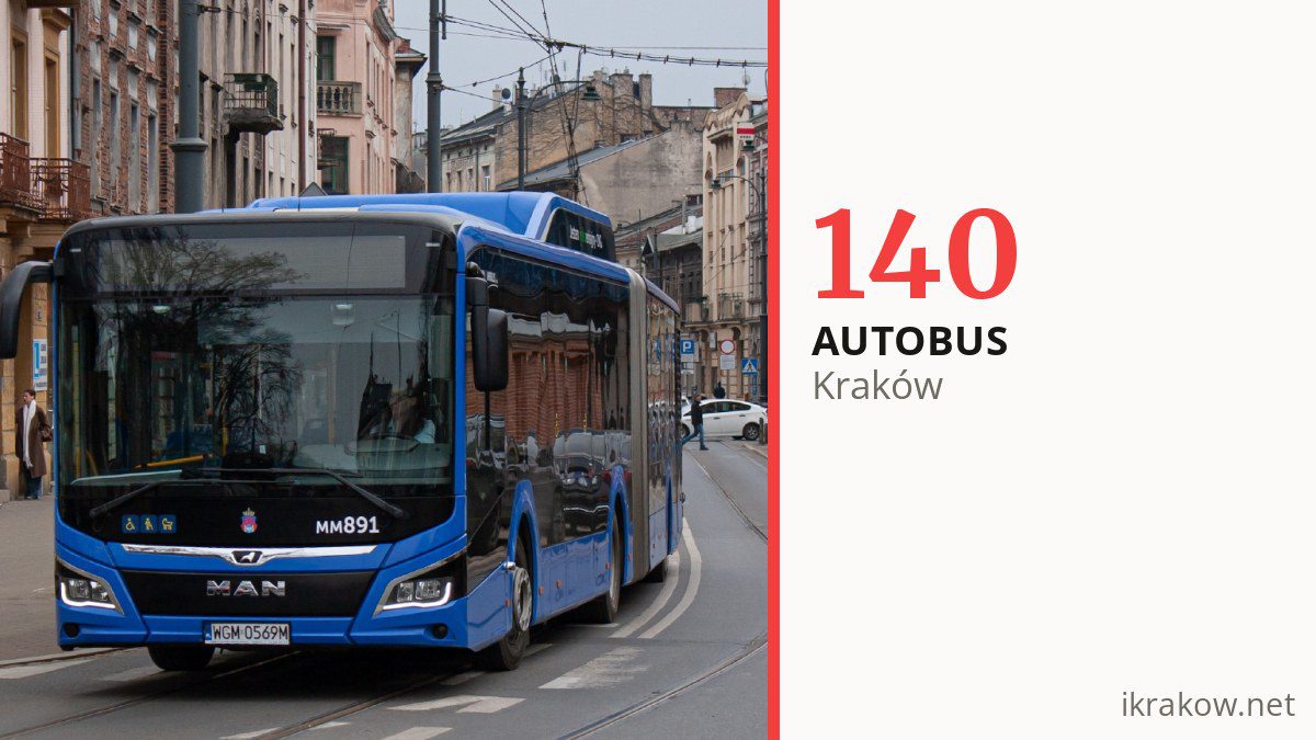 Autobus 140 w Krakowie