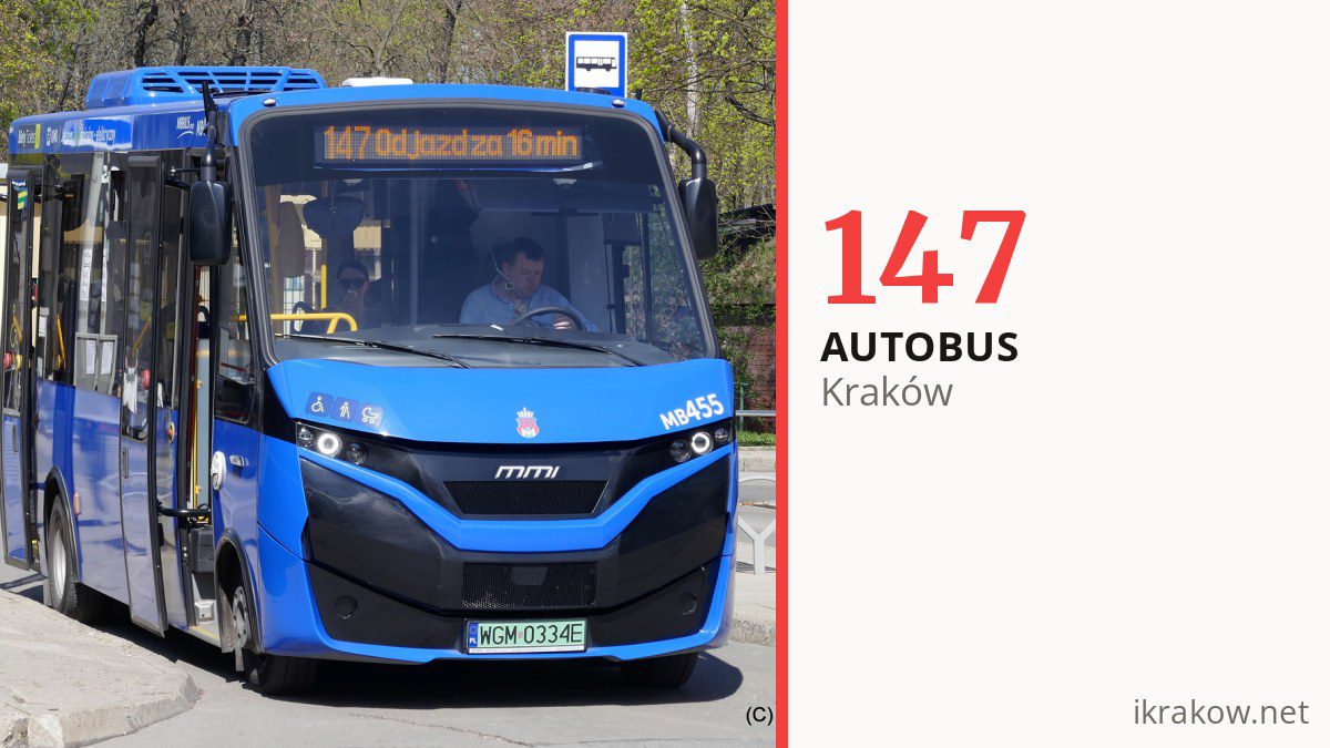 Autobus 147 w Krakowie
