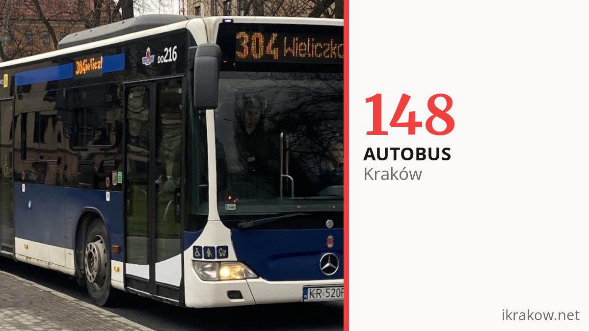 Autobus 148 w Krakowie