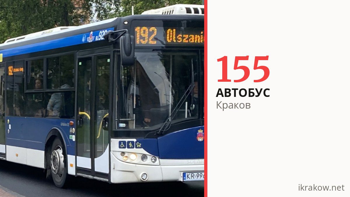 Автобус 155 в Кракове