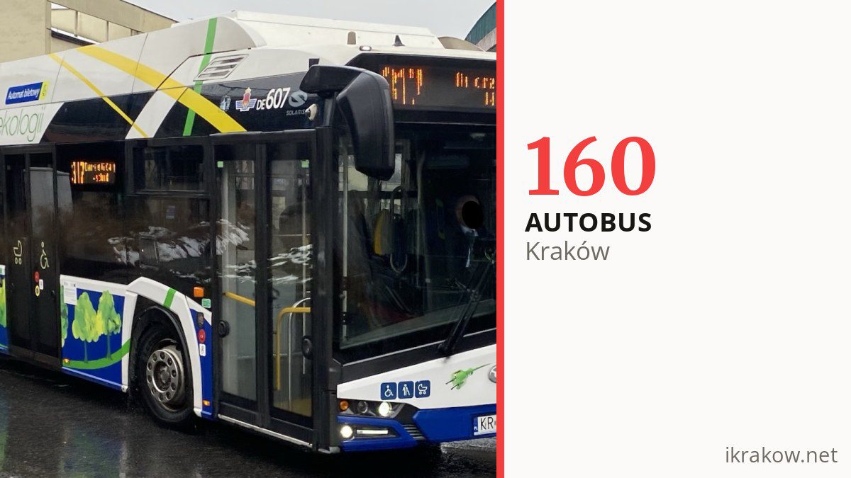 Autobus 160 w Krakowie