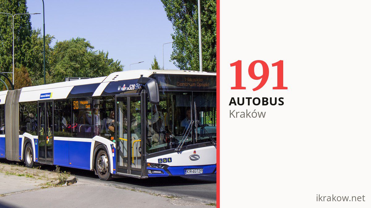 Autobus 191 w Krakowie
