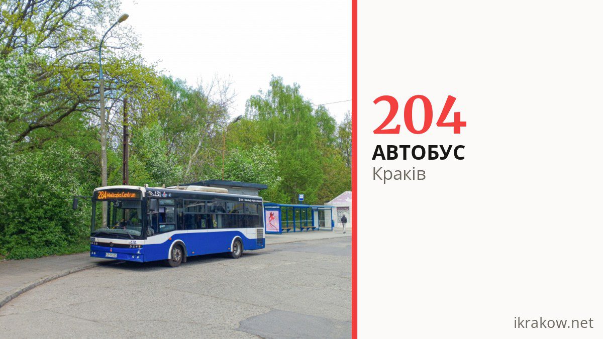 Автобус 204 у Кракові