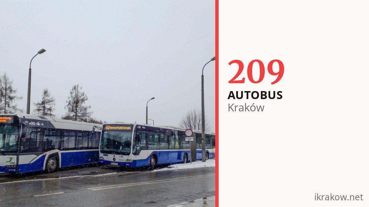 Autobus 209 w Krakowie