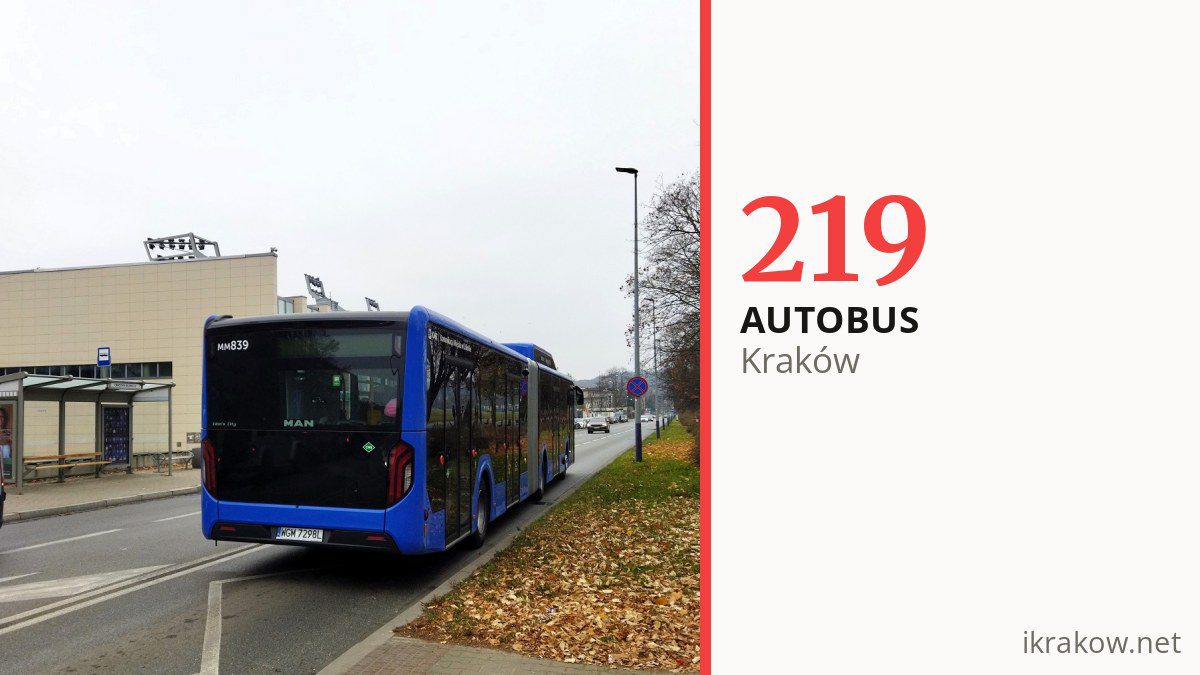 Autobus 219 w Krakowie
