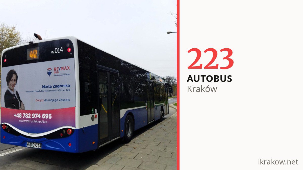 Autobus 223 w Krakowie