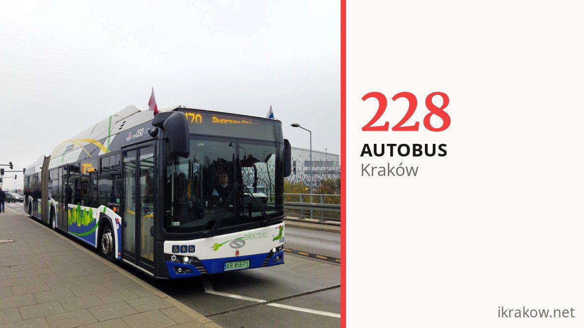Autobus 228 w Krakowie