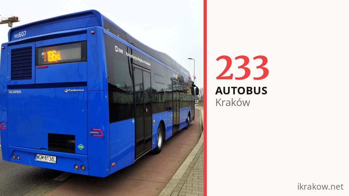 Autobus 233 w Krakowie