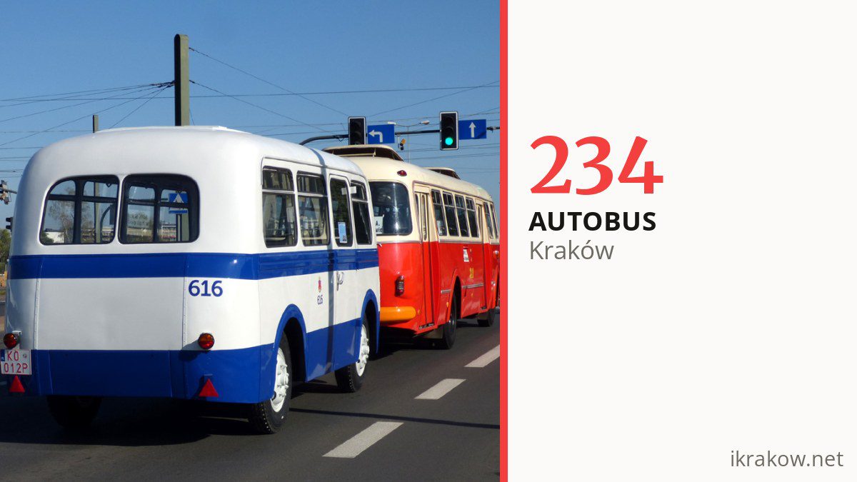 Autobus 234 w Krakowie