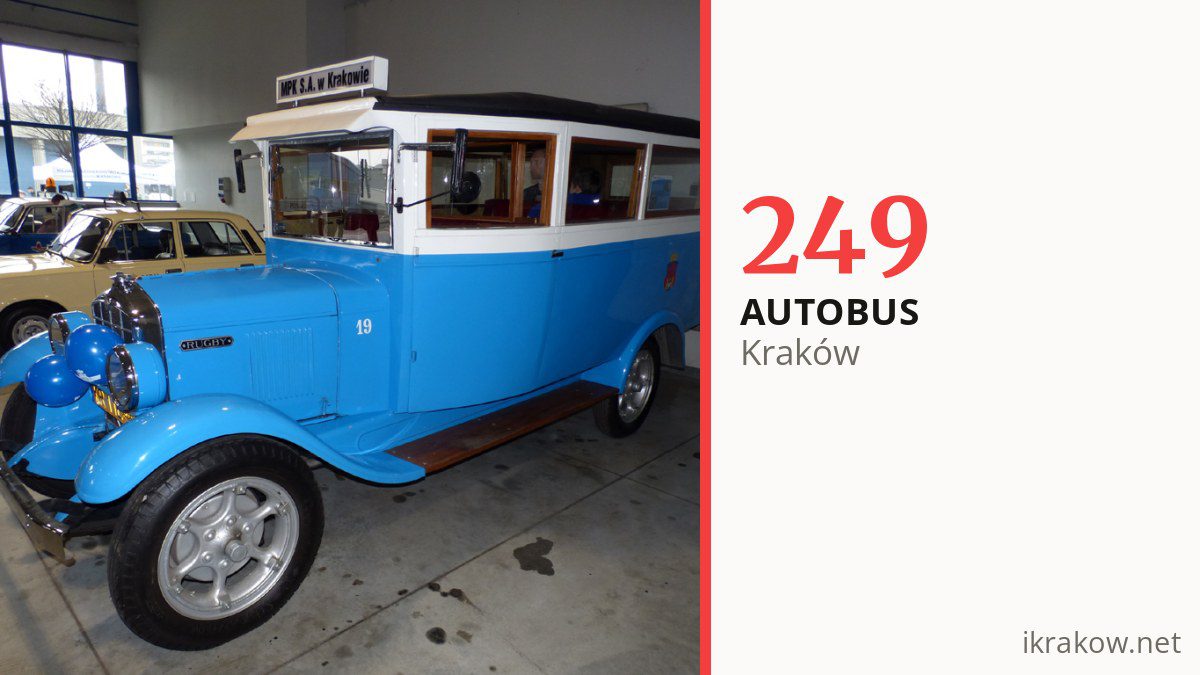 Autobus 249 w Krakowie