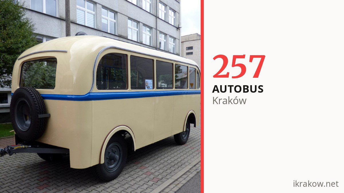 Autobus 257 w Krakowie