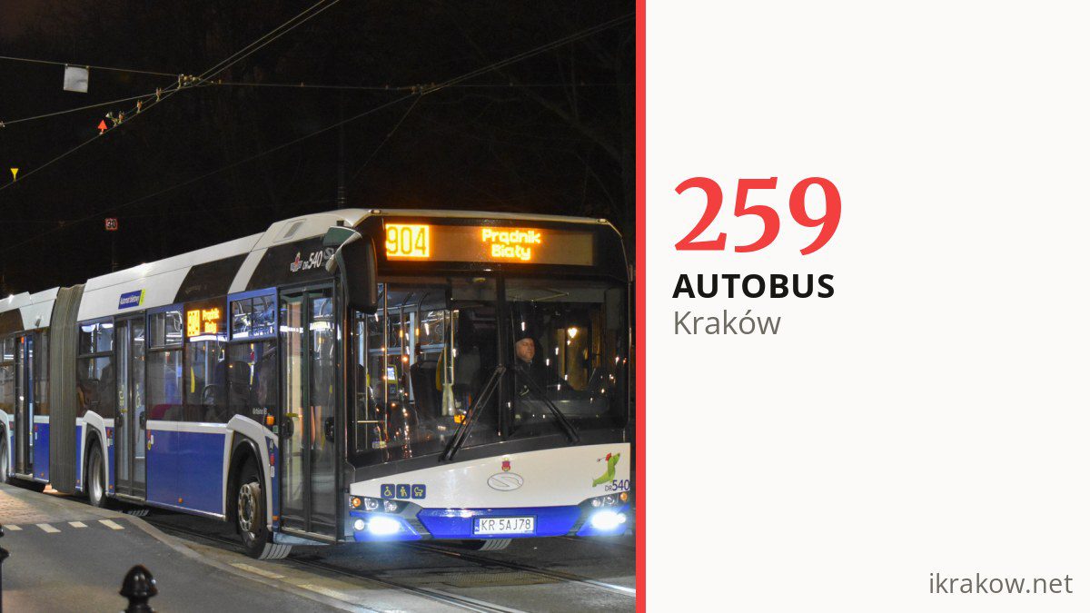 Autobus 259 w Krakowie
