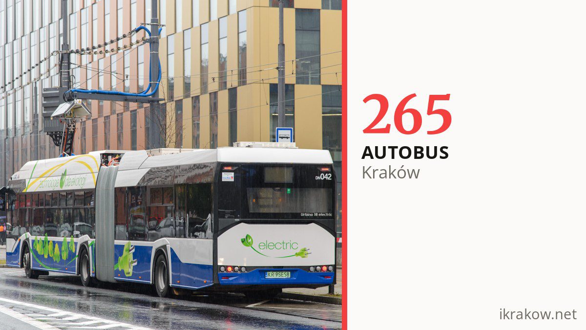 Autobus 265 w Krakowie
