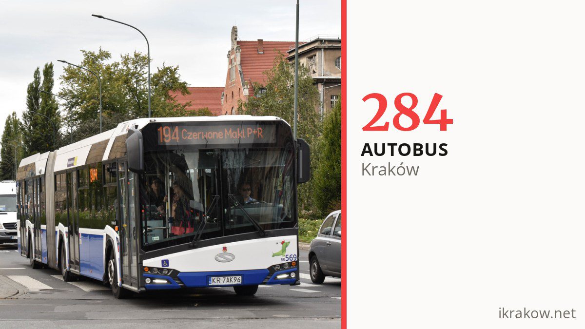 Autobus 284 w Krakowie