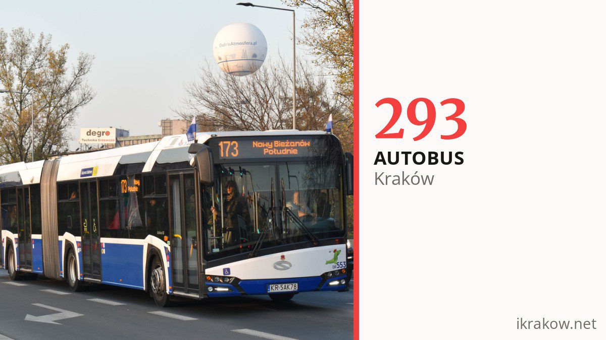 Autobus 293 w Krakowie