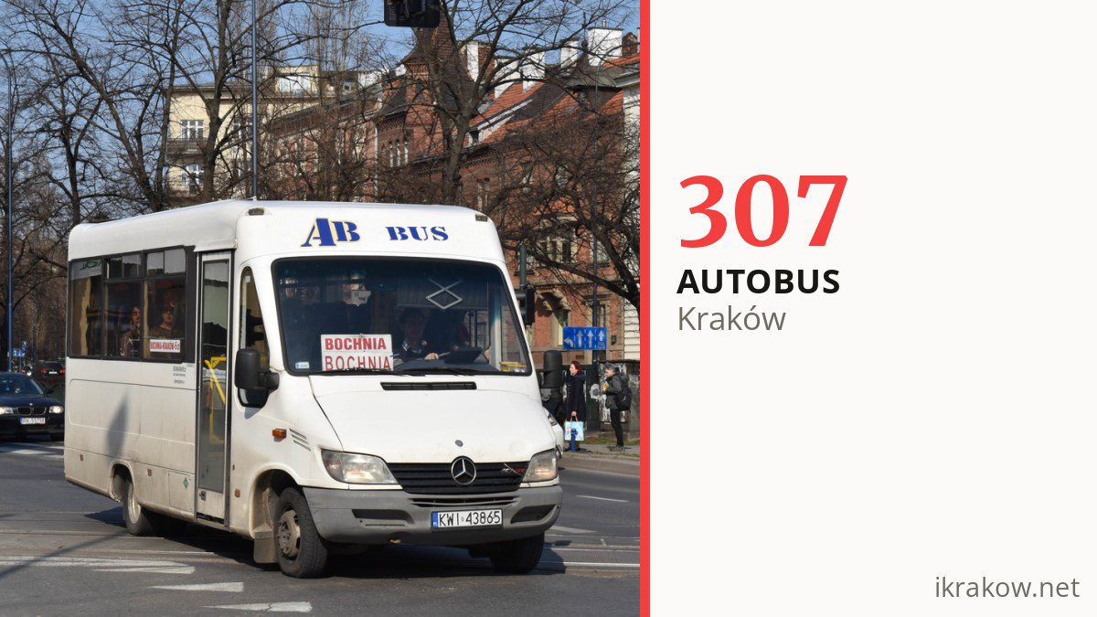 Autobus 307 w Krakowie