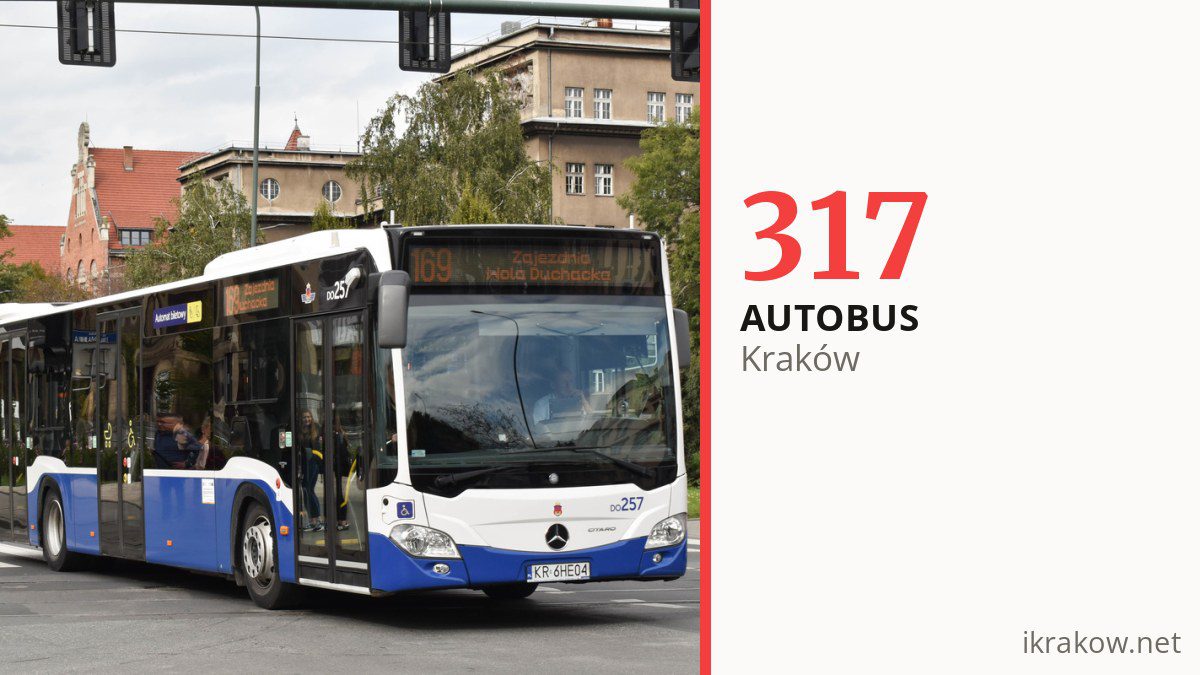 Autobus 317 w Krakowie