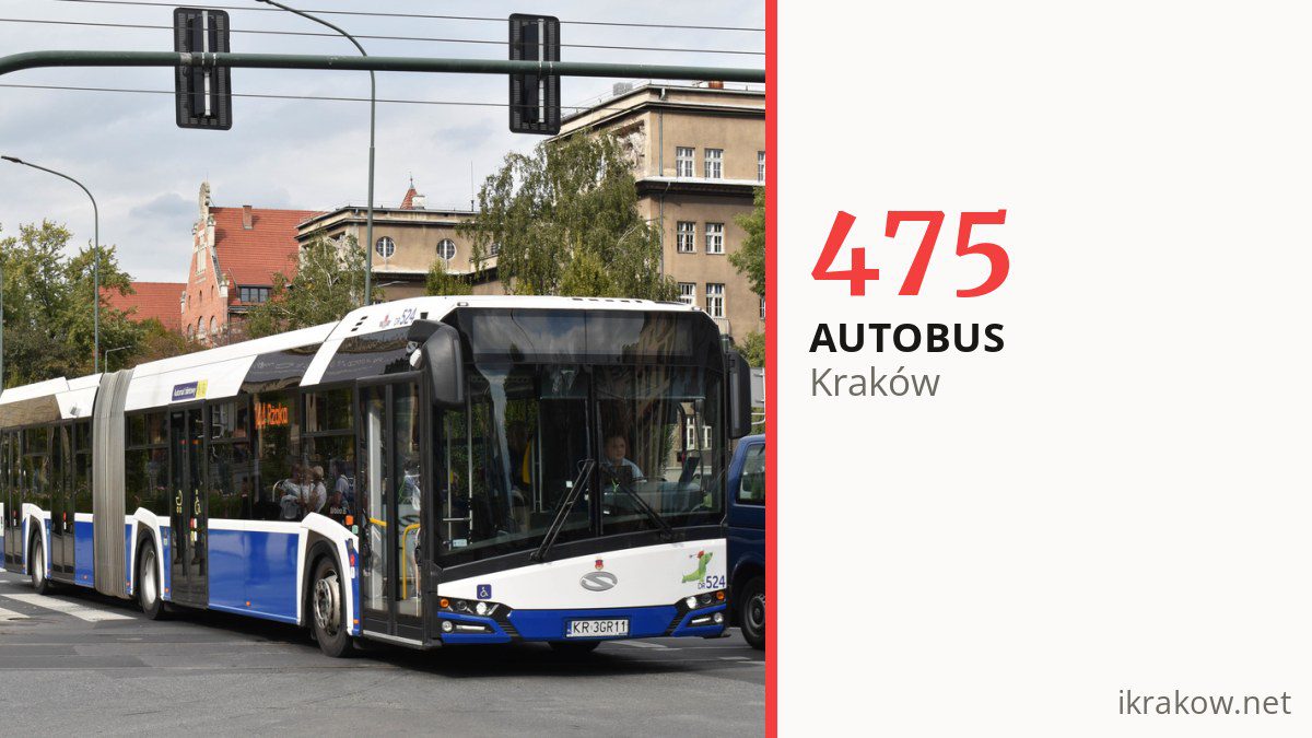 Autobus 475 w Krakowie