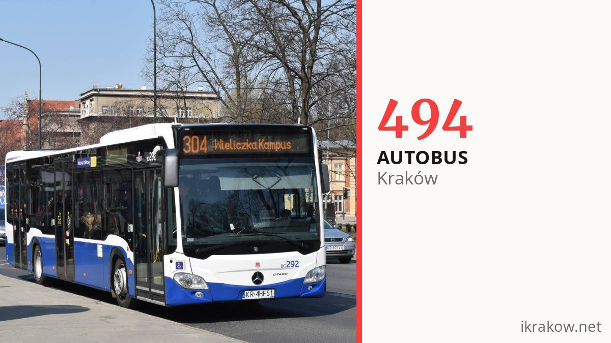 Autobus 494 w Krakowie