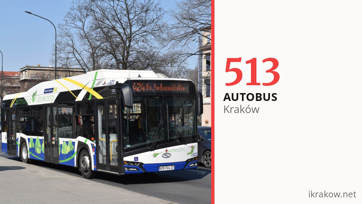 Autobus 513 w Krakowie