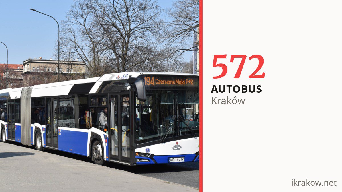 Autobus 572 w Krakowie
