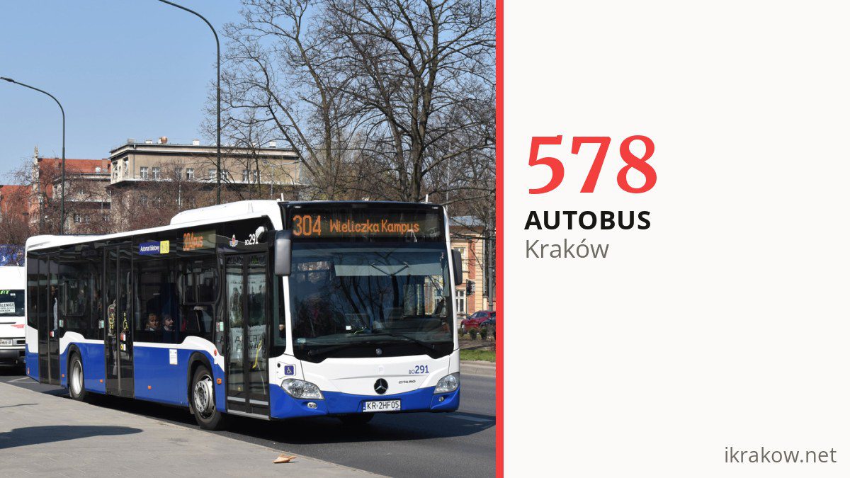 Autobus 578 w Krakowie