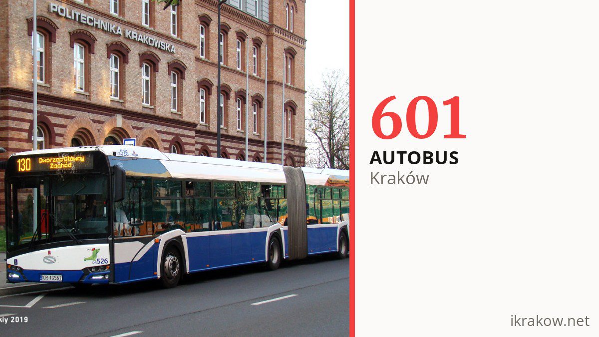 Autobus nocny 601 w Krakowie