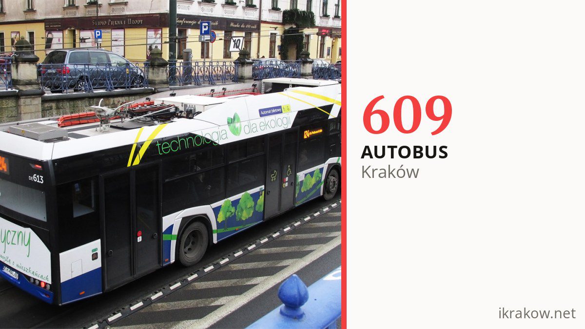 Autobus nocny 609 w Krakowie