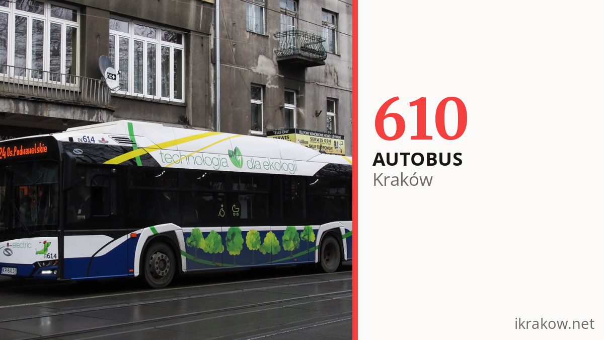 Autobus nocny 610 w Krakowie
