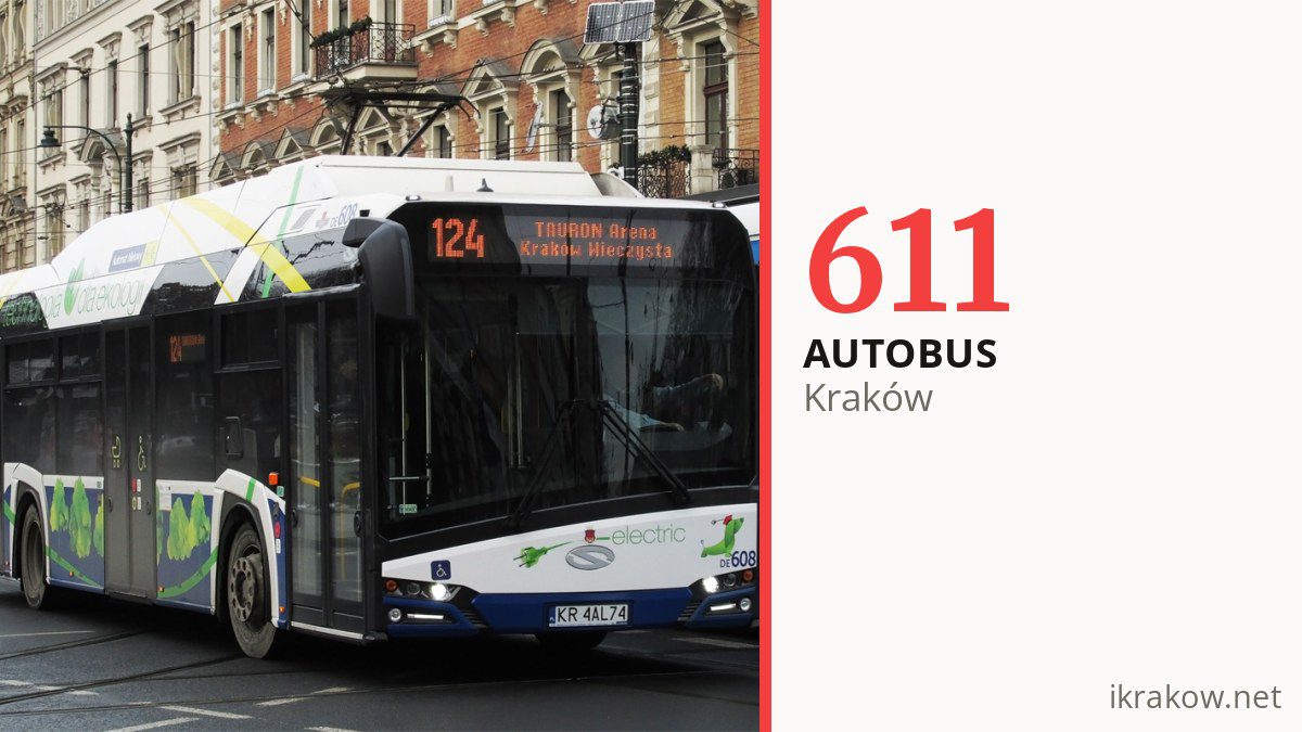 Autobus nocny 611 w Krakowie