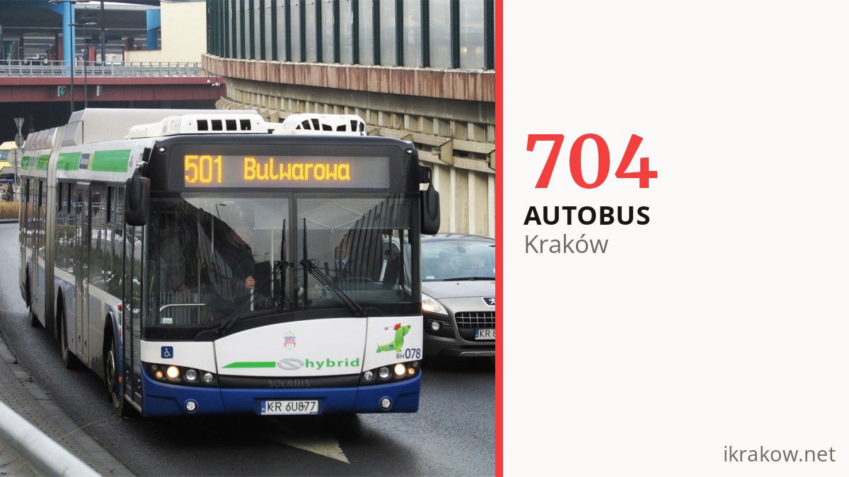Autobus 704 w Krakowie