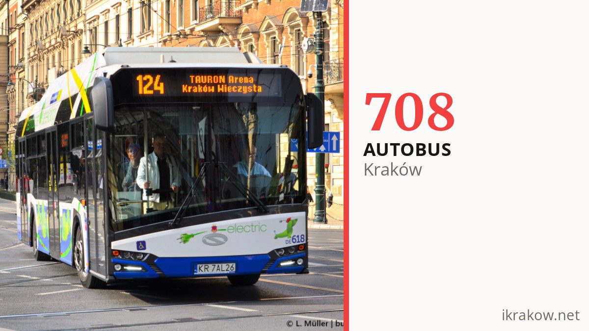 Autobus 708 w Krakowie