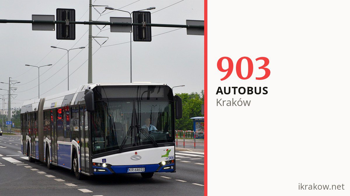 Autobus nocny 903 w Krakowie