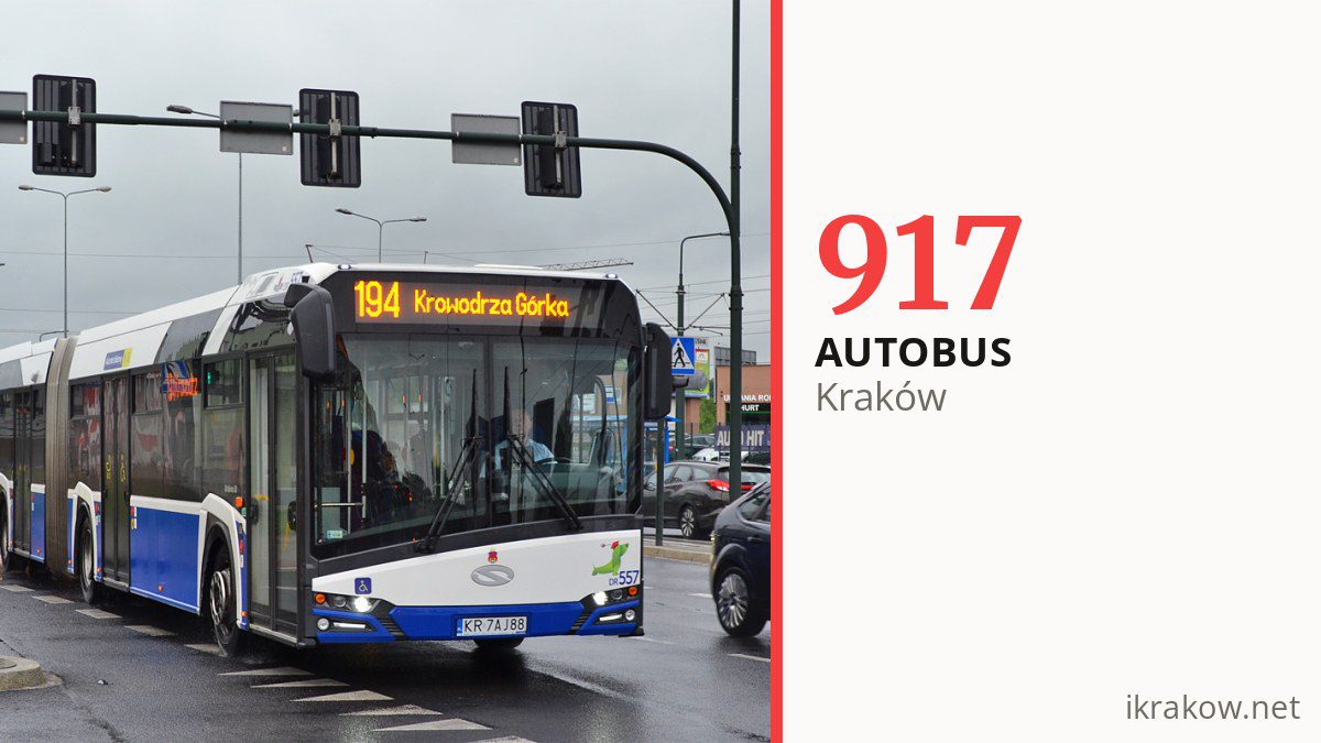 Autobus nocny 917 w Krakowie
