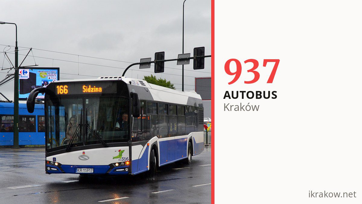Autobus nocny 937 w Krakowie