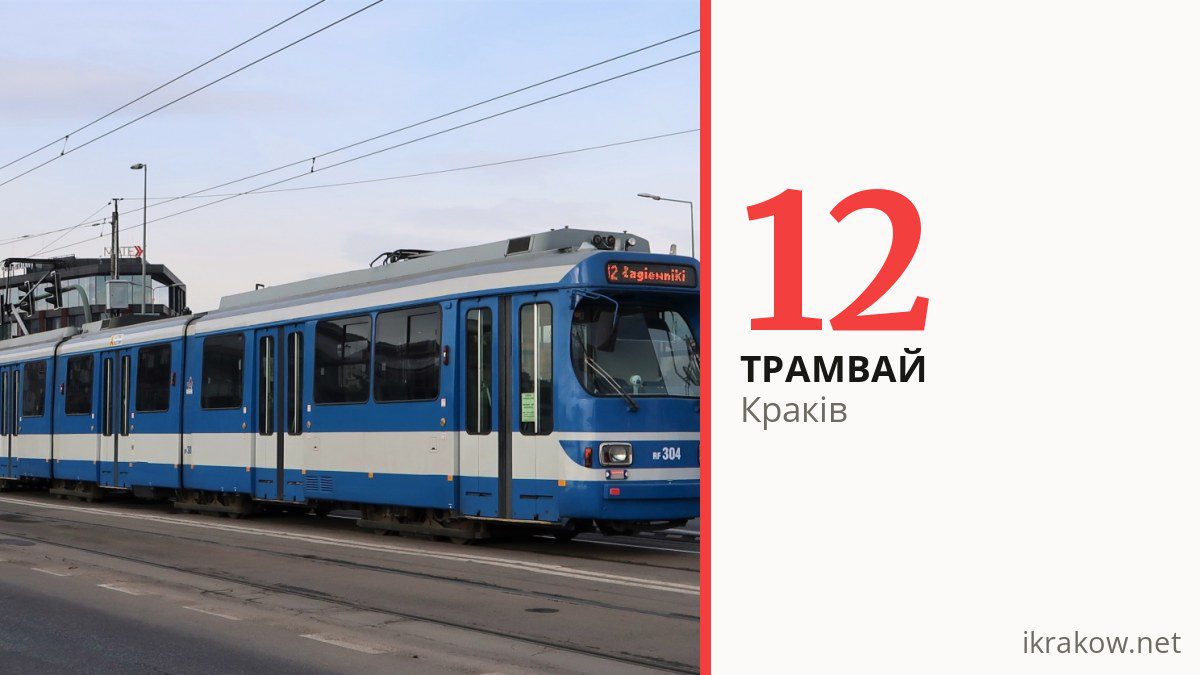 Трамвай 12 у Кракові