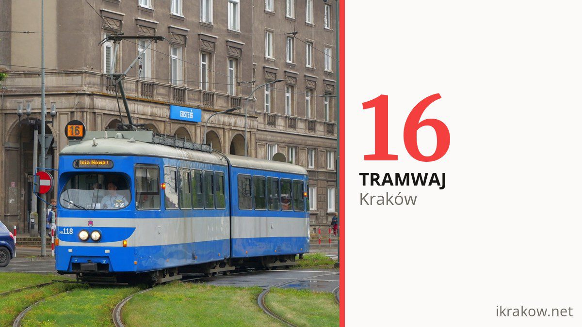 Tramwaj 16 w Krakowie