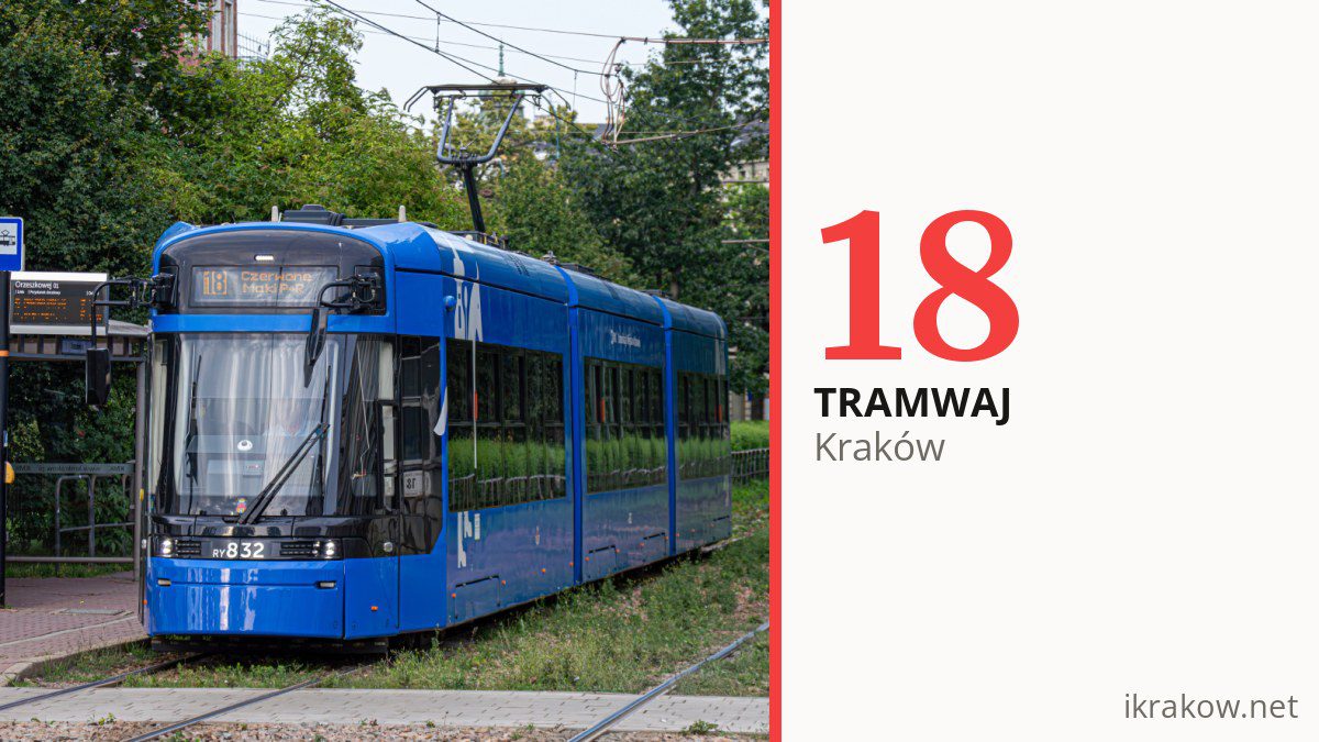 Tramwaj 18 w Krakowie